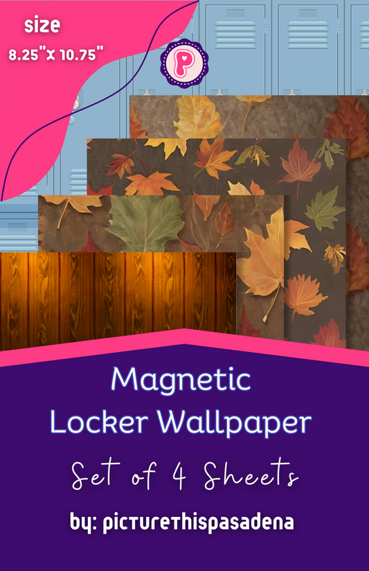 Fall Inspired Magnetic Locker Wallpaper