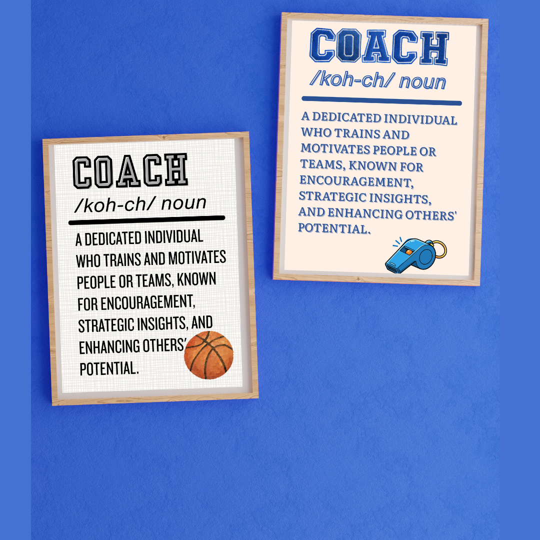 Coach definition, wall art