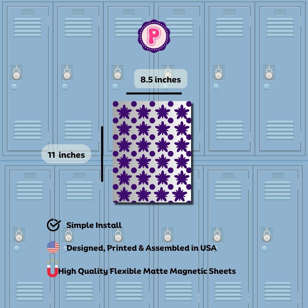 Magnetic Locker Wallpaper - Graphic Patterns