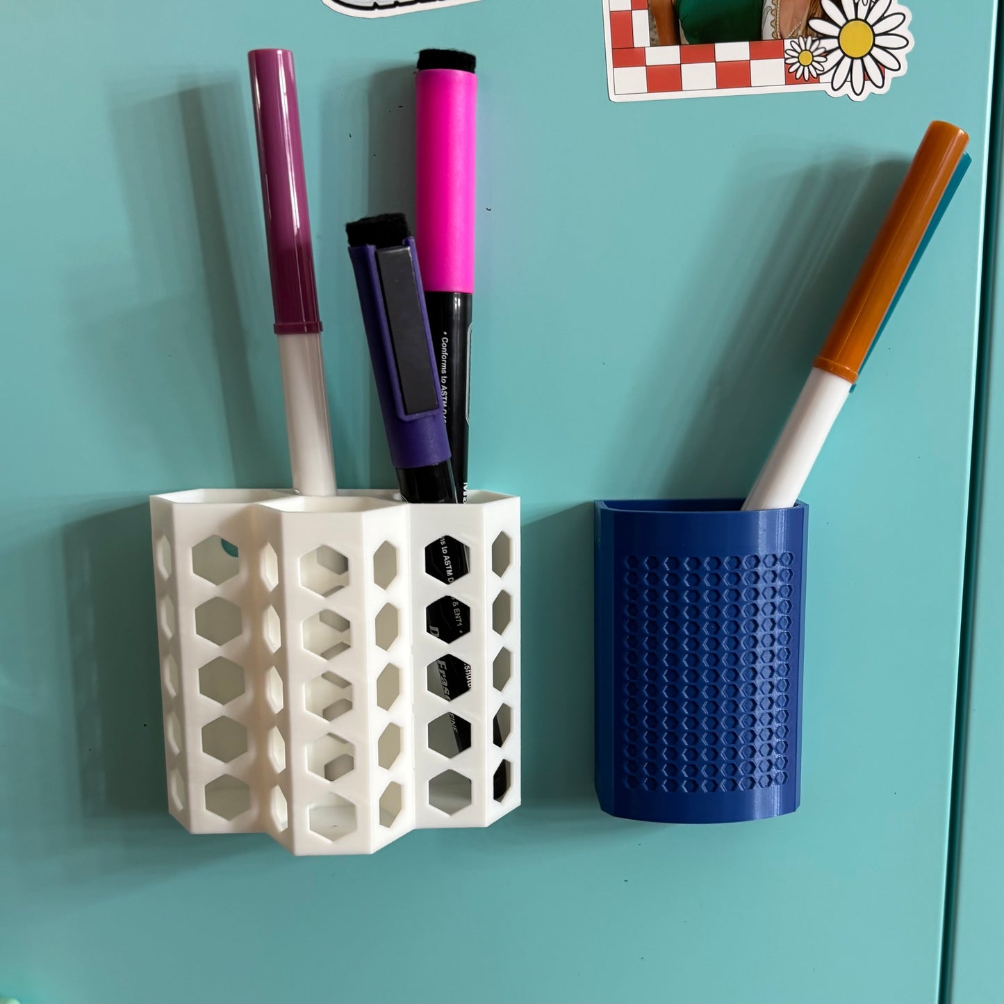 Magnetic Pen Holder 2 Piece Set - 2 Sizes