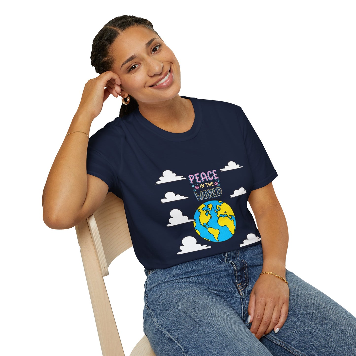 Peace For The World T-Shirt — Earth Graphic Tee