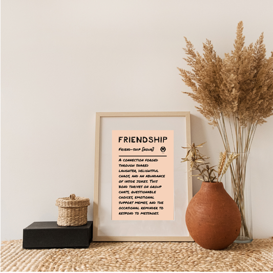 Friendship Definition Print