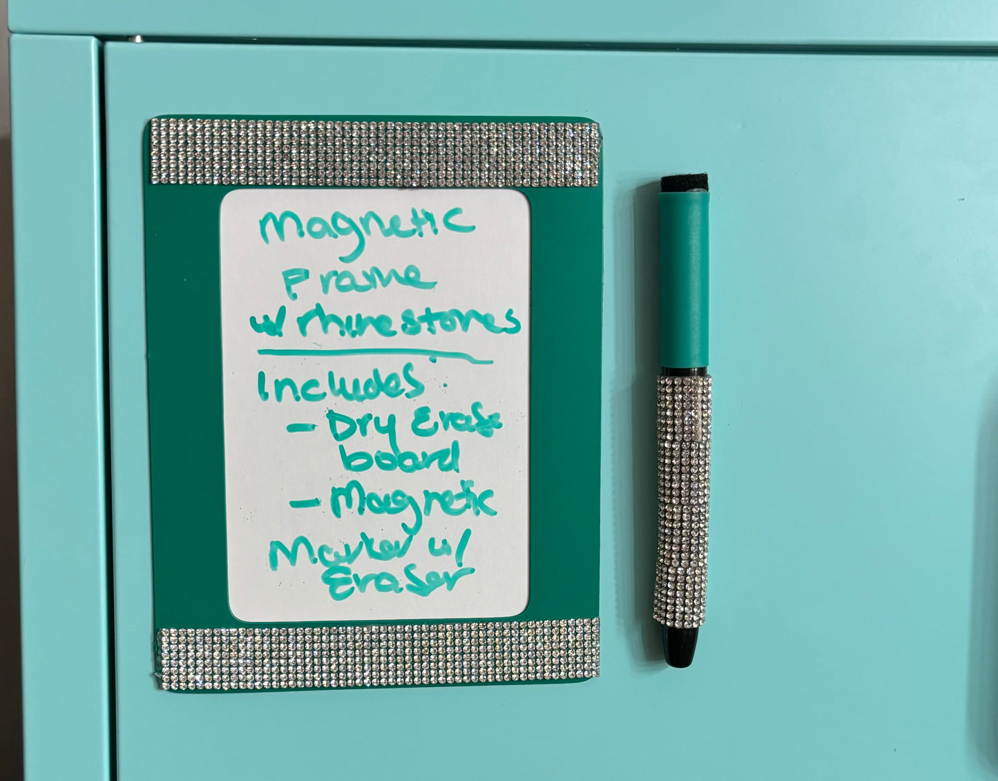 Magnetic Small White Board Dry Erase Board - 4”x6” - Mini Dry Erase Board Magnetic with Marker