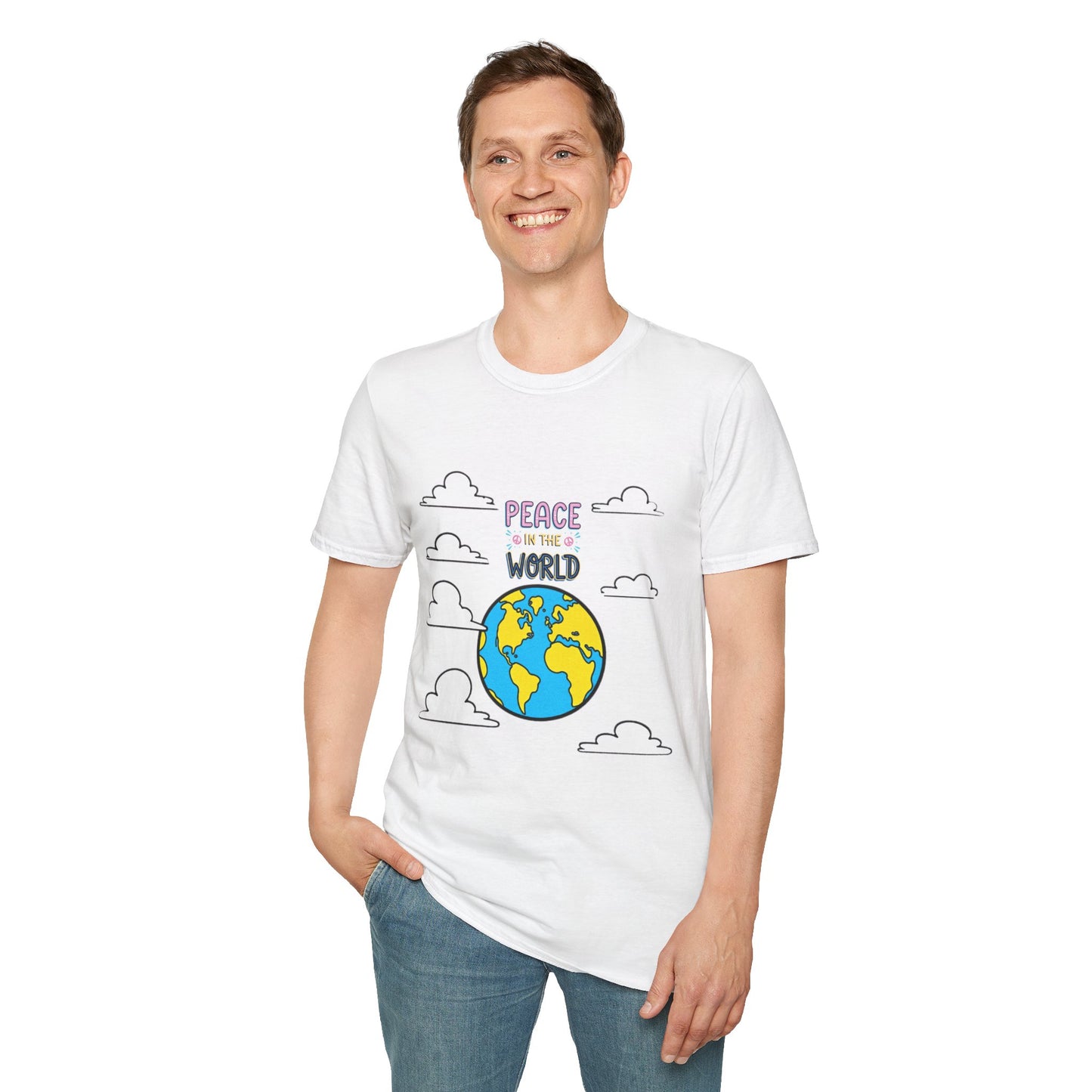 Peace For The World T-Shirt — Earth Graphic Tee