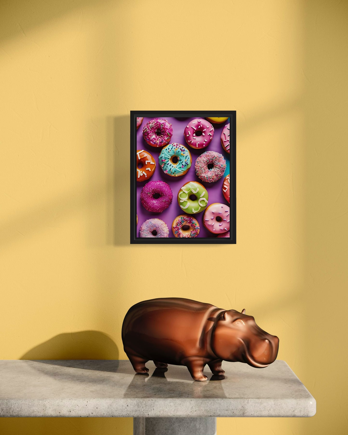 Colorful Donut Art Print / Wall Art