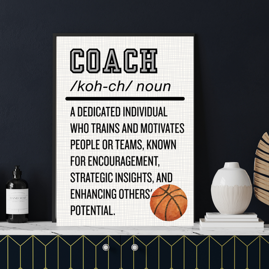 Coach definition, wall art