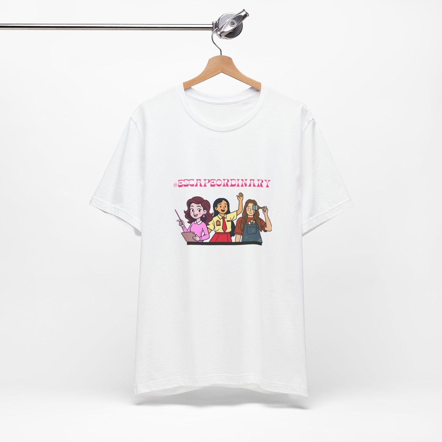 Escape Ordinary Graphic Tee — '#ESCAPEORDINARY' Teacher, Student and Artist T-Shirt