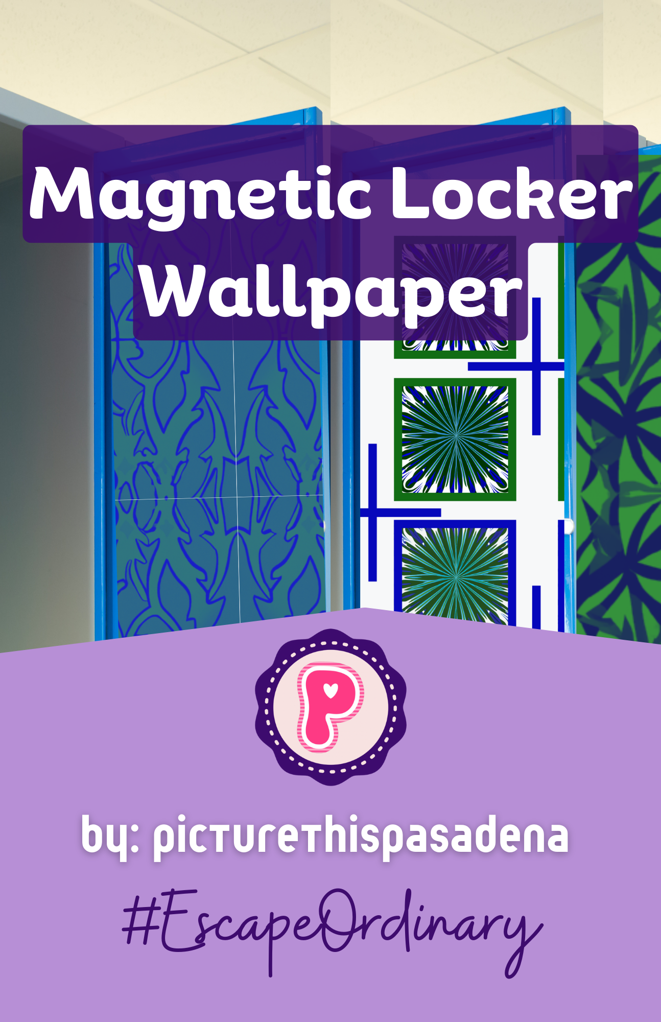 Magnetic Locker Wallpaper - Academy Collection