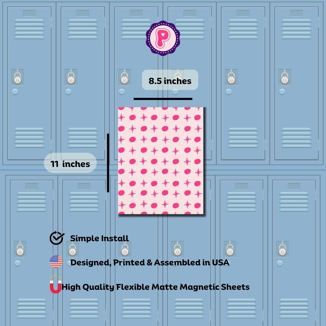 Magnetic Locker Wallpaper - Graphic Patterns