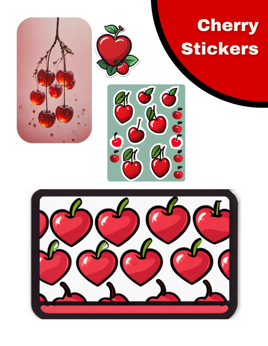 Bing Cherry Magnetic Locker Wallpaper Sheets + Stickers