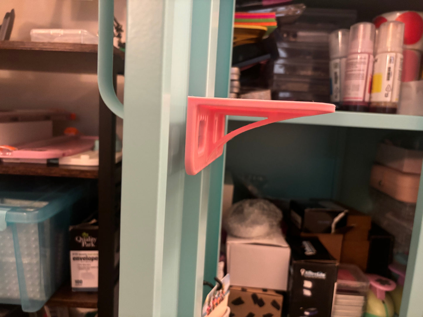 Locker Organizer Shelf, Adjustable Width or Floating Shelf, Ideal Locker Shelf for School, Office, Gym Lockers