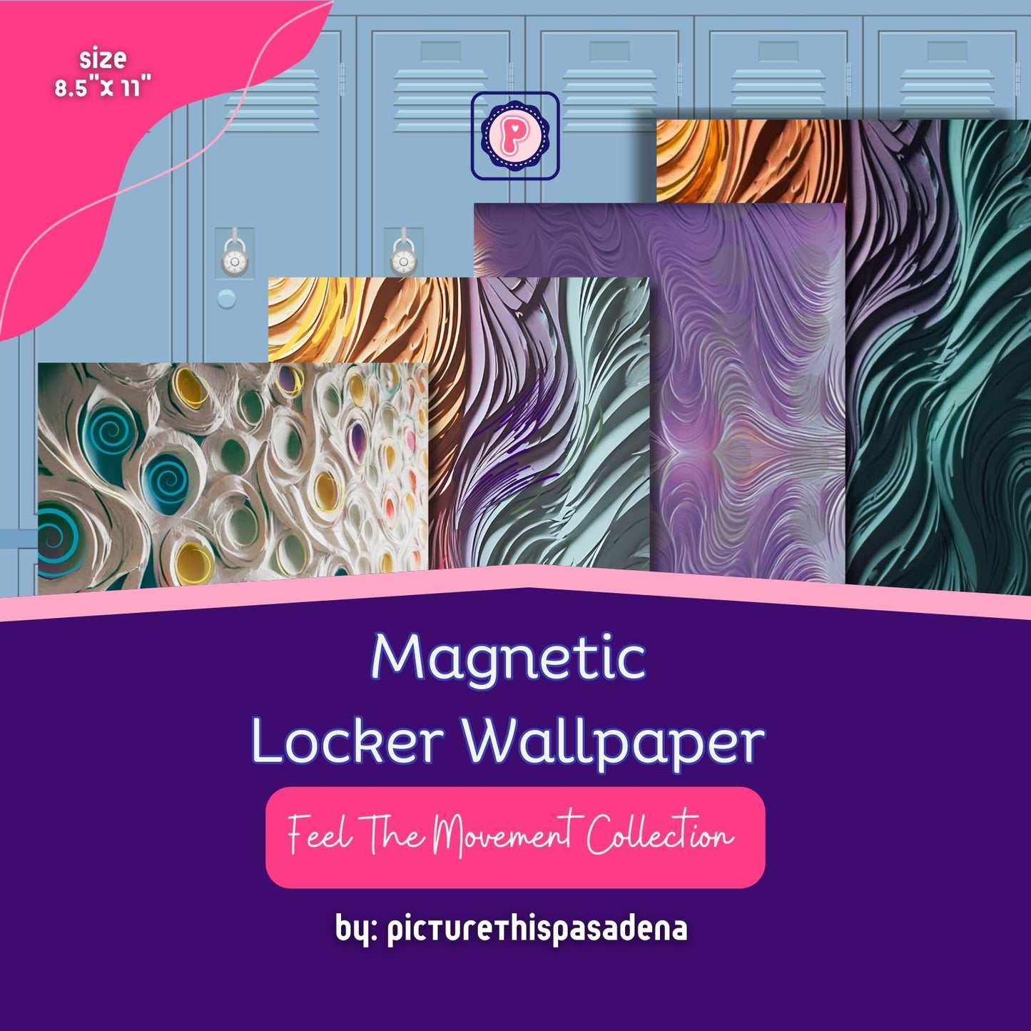 Magnetic Locker Wallpaper - Feel The Movement Collection