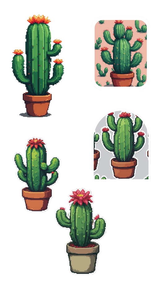 Pixel Perfect Sticker Sheets - Locker Safe