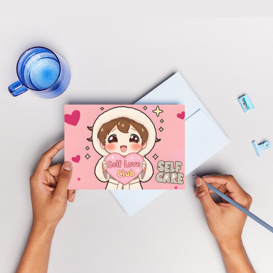 Self Love Postcard and Envelope | Magnetic Frame Option
