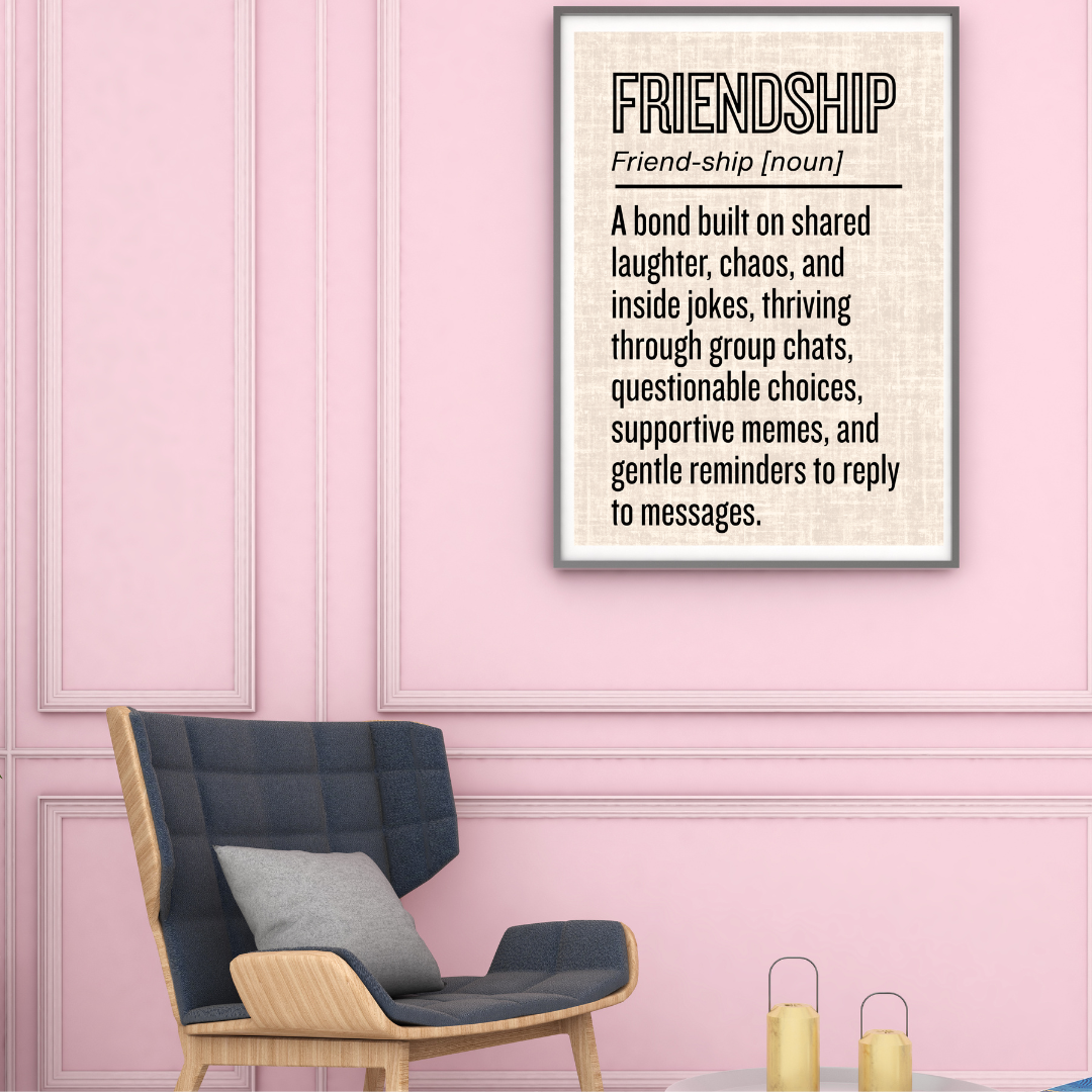 Friendship Definition Print