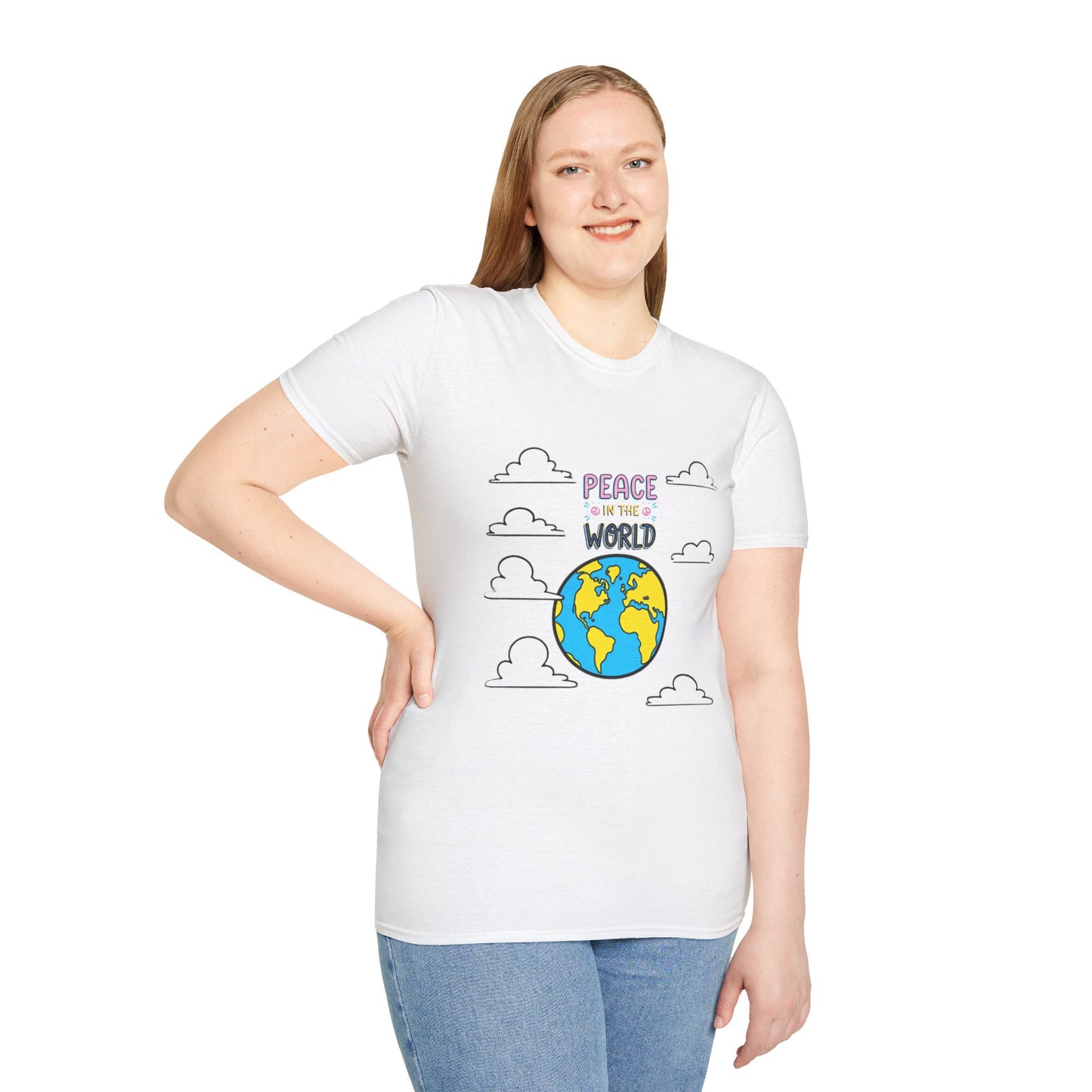 Peace For The World T-Shirt — Earth Graphic Tee