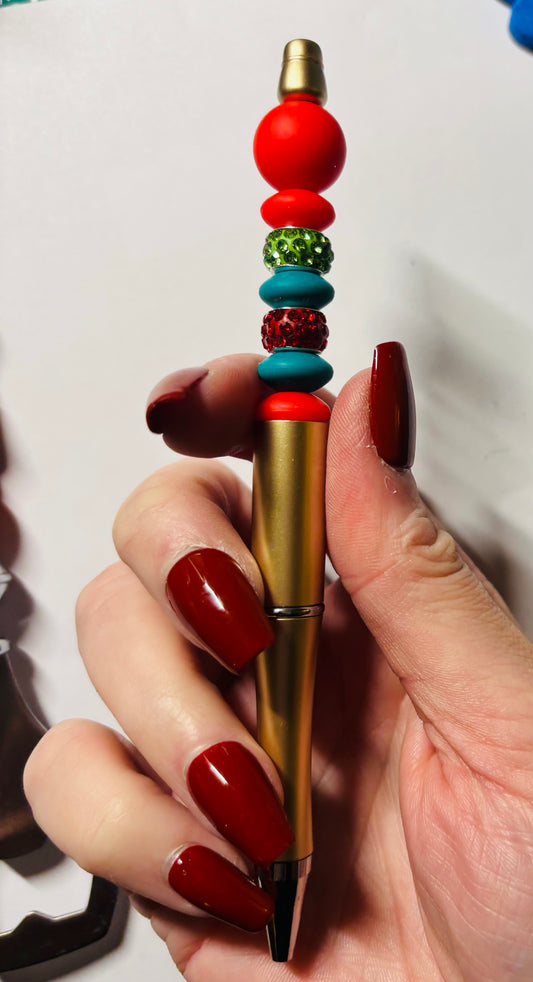 Beaded Pens / Beaded Letter Opener / Beaded Bottle Opener / Beaded Badge Reel