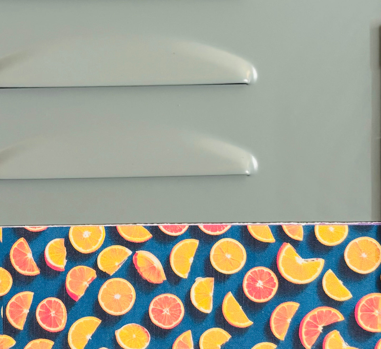 Magnetic Wallpaper Border Strips Citrus Pattern