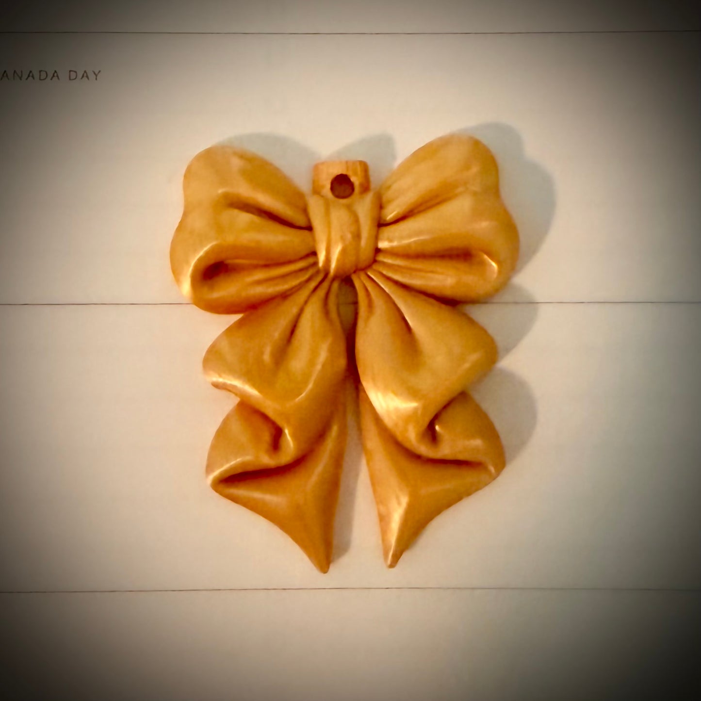 Puffy Bow Satin Handbag Charm / Keychain