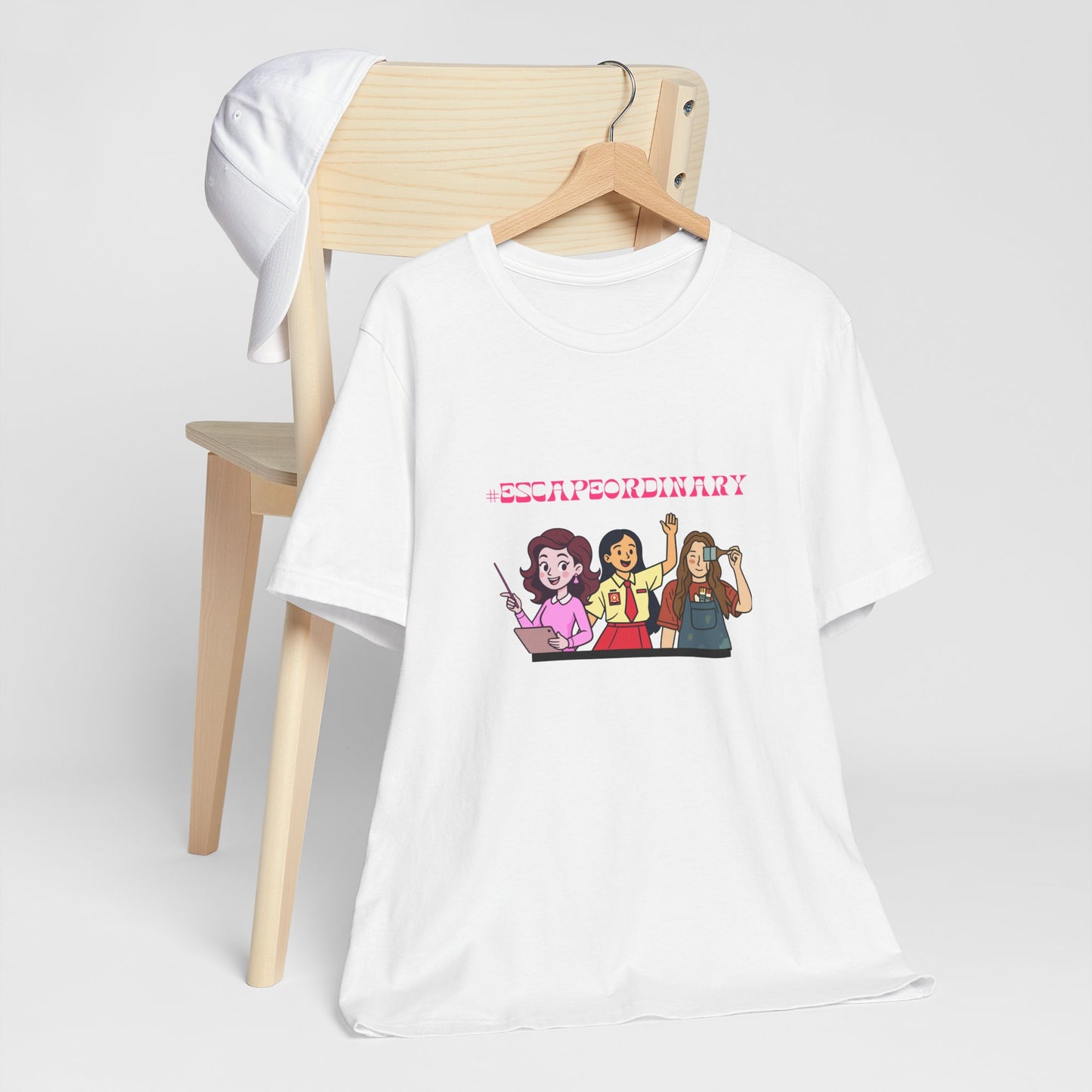 Escape Ordinary Graphic Tee — '#ESCAPEORDINARY' Teacher, Student and Artist T-Shirt