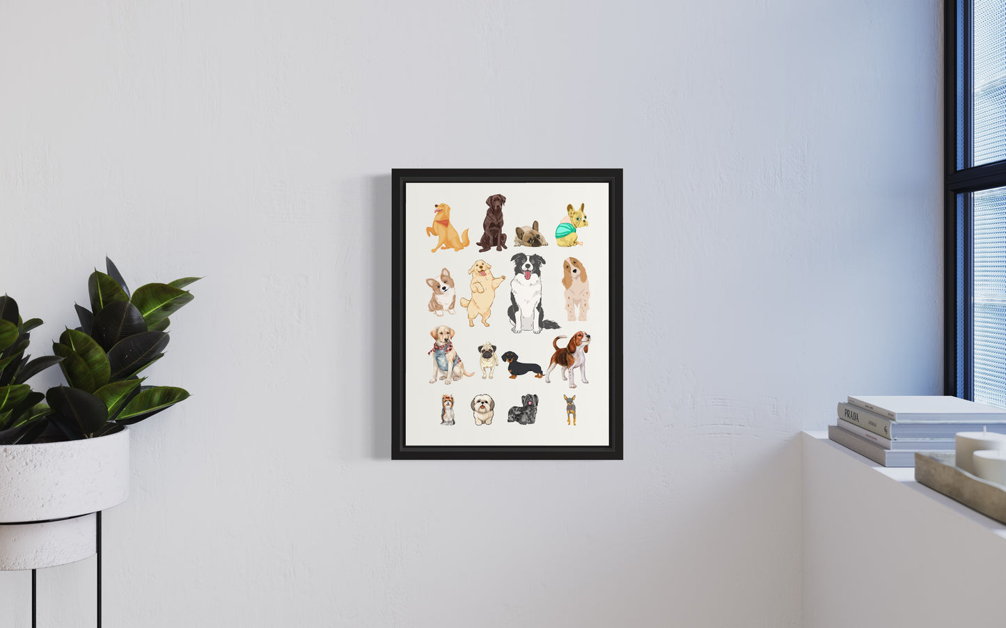 Dog Park Art Print - Unframed