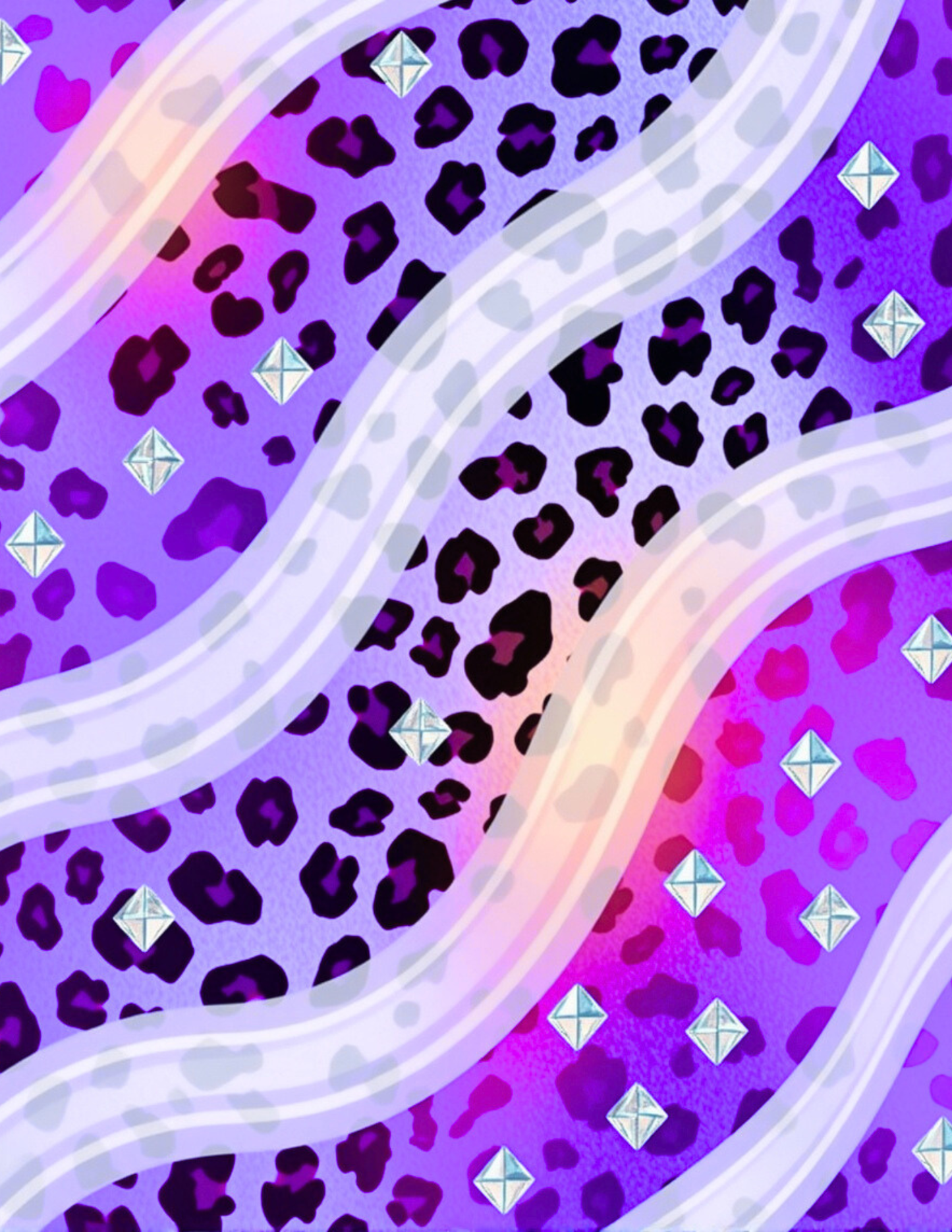 Magnetic Locker Wallpaper - Colorful Animal Prints | 8 Sheets