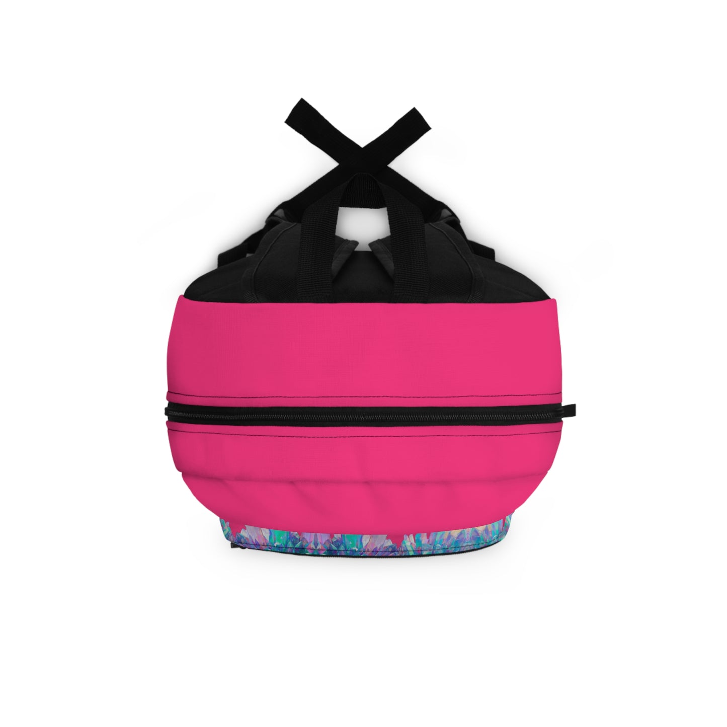 Pink Gemstone Hearts Kids Backpack — Cute Butterfly & Jewel Print School Bag