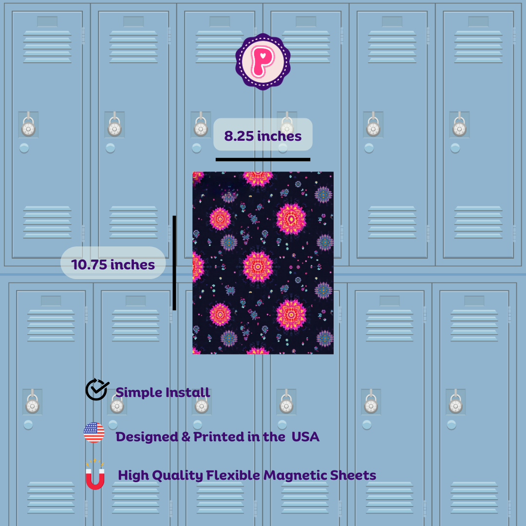 Magnetic Locker Wallpaper - Retro Vibes