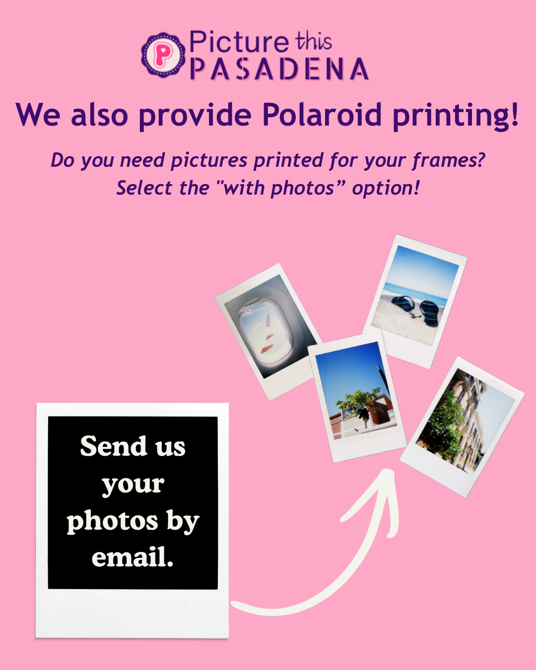 Polaroid Picture Magnet Kitchen Decor Frame for Fridge - NFC Tag Option | 2 Pack