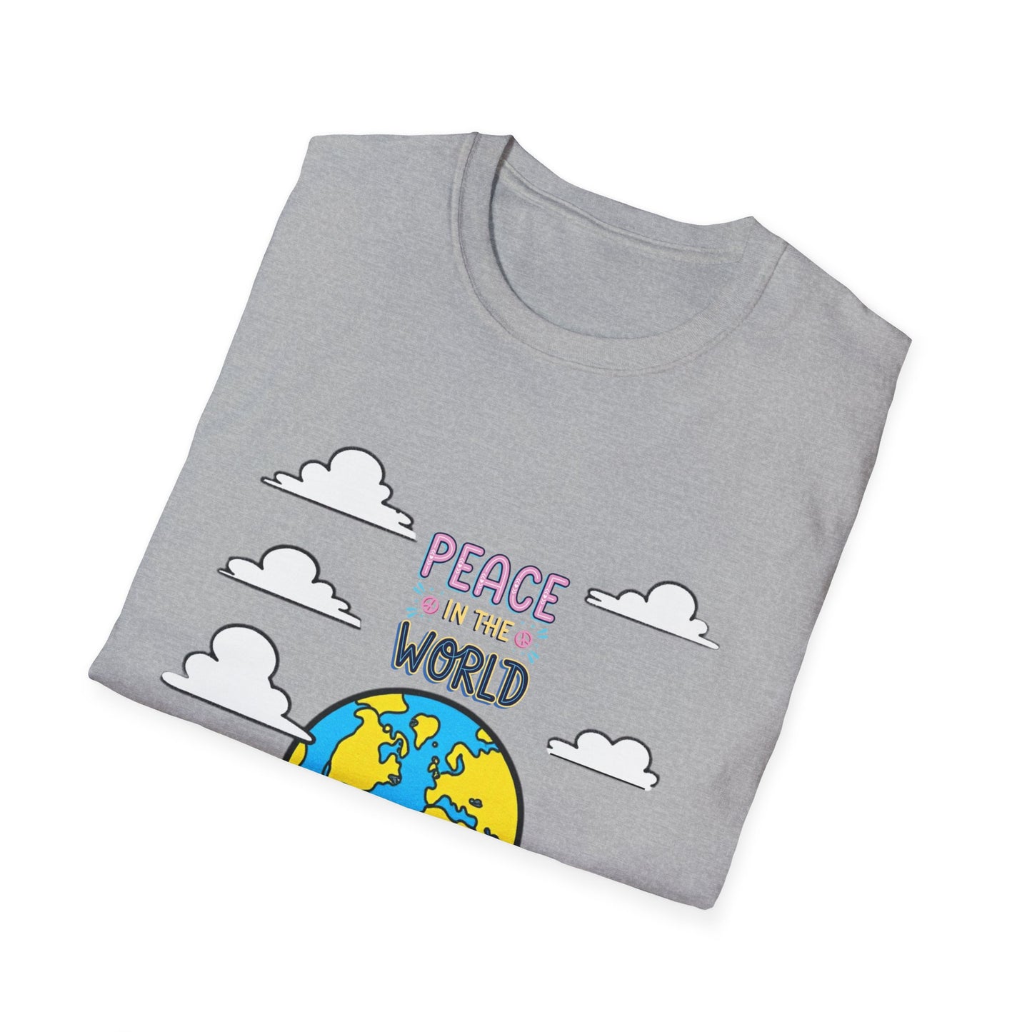 Peace For The World T-Shirt — Earth Graphic Tee