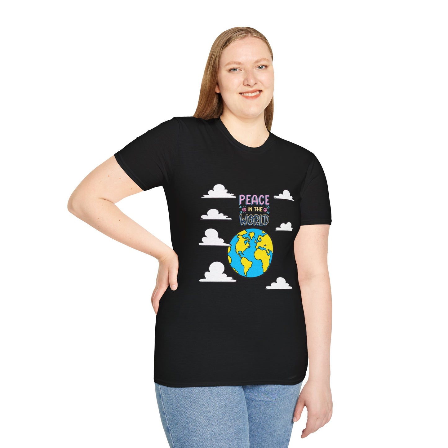 Peace For The World T-Shirt — Earth Graphic Tee