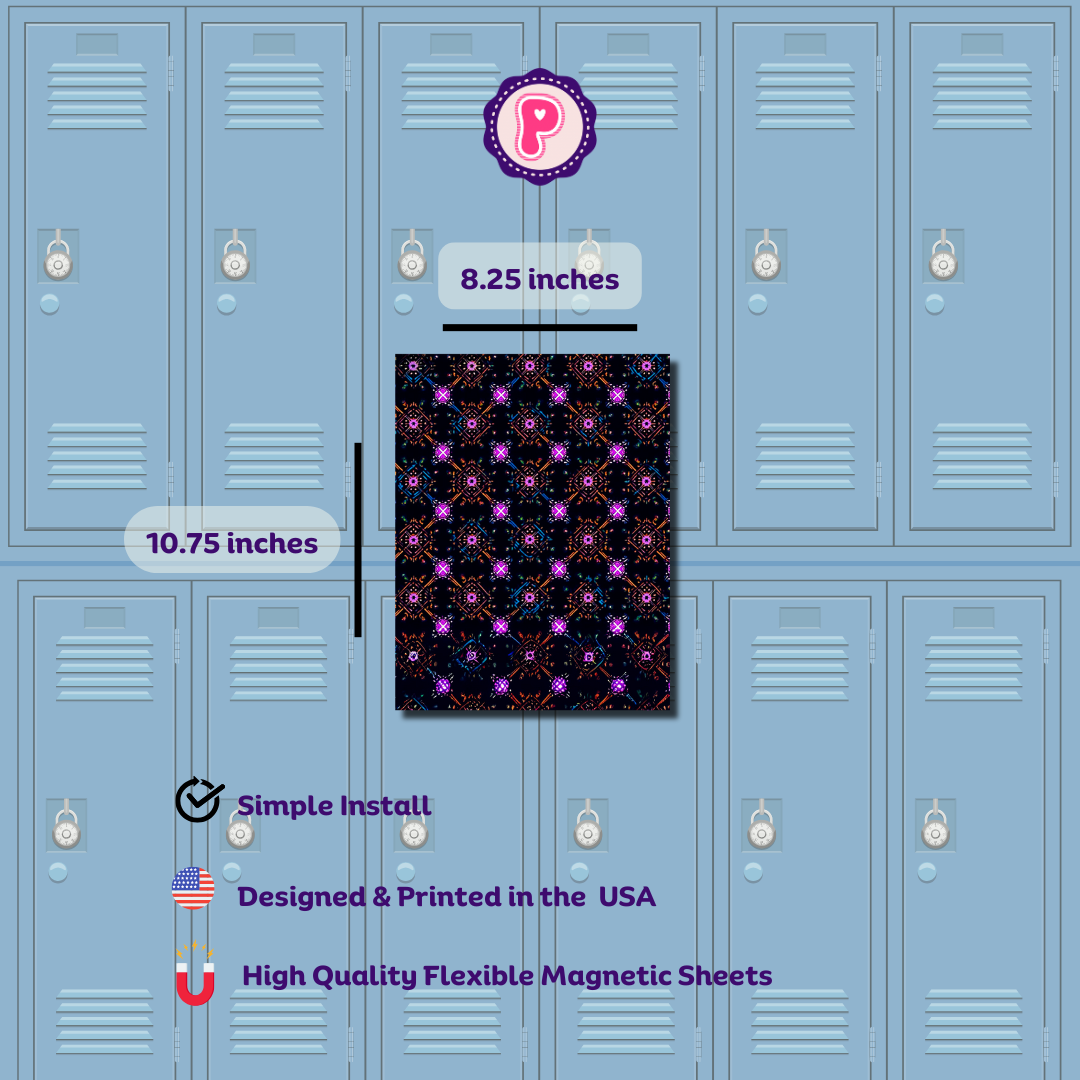 Magnetic Locker Wallpaper - Retro Vibes