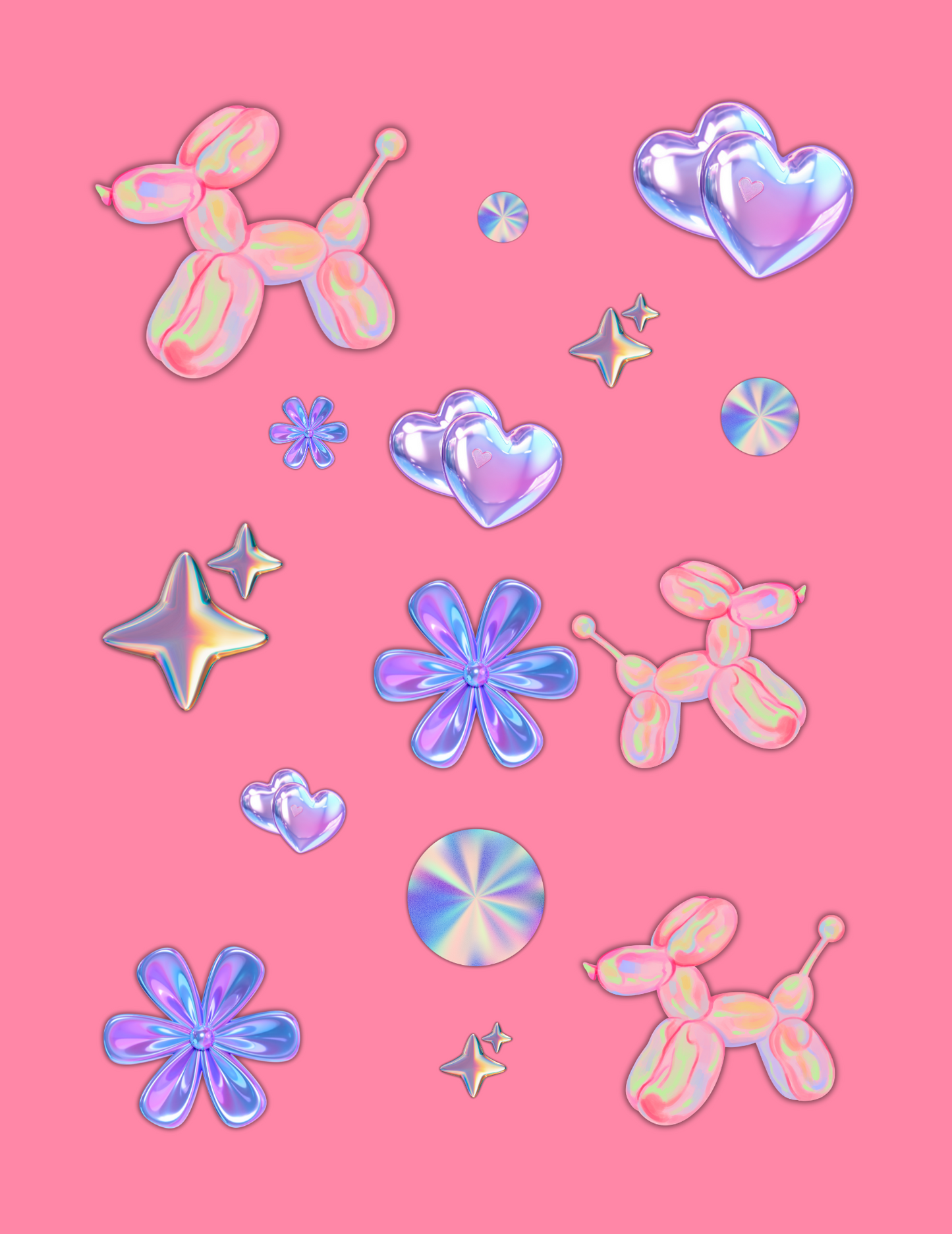 Magnetic Locker Wallpaper - Lumi Holo Collection
