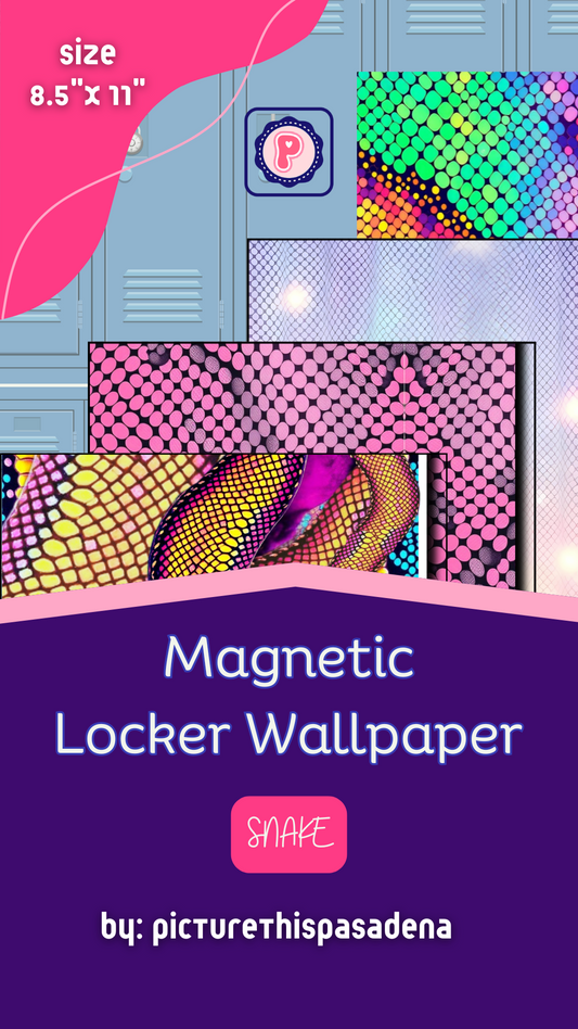 Magnetic Locker Wallpaper - Snake