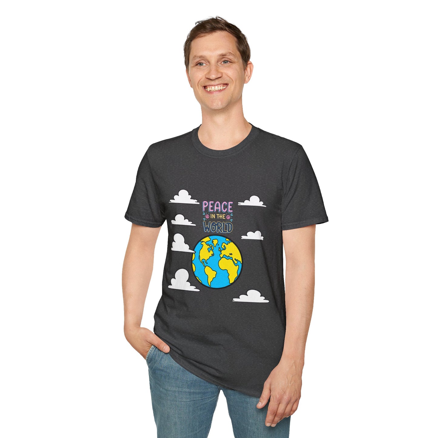 Peace For The World T-Shirt — Earth Graphic Tee