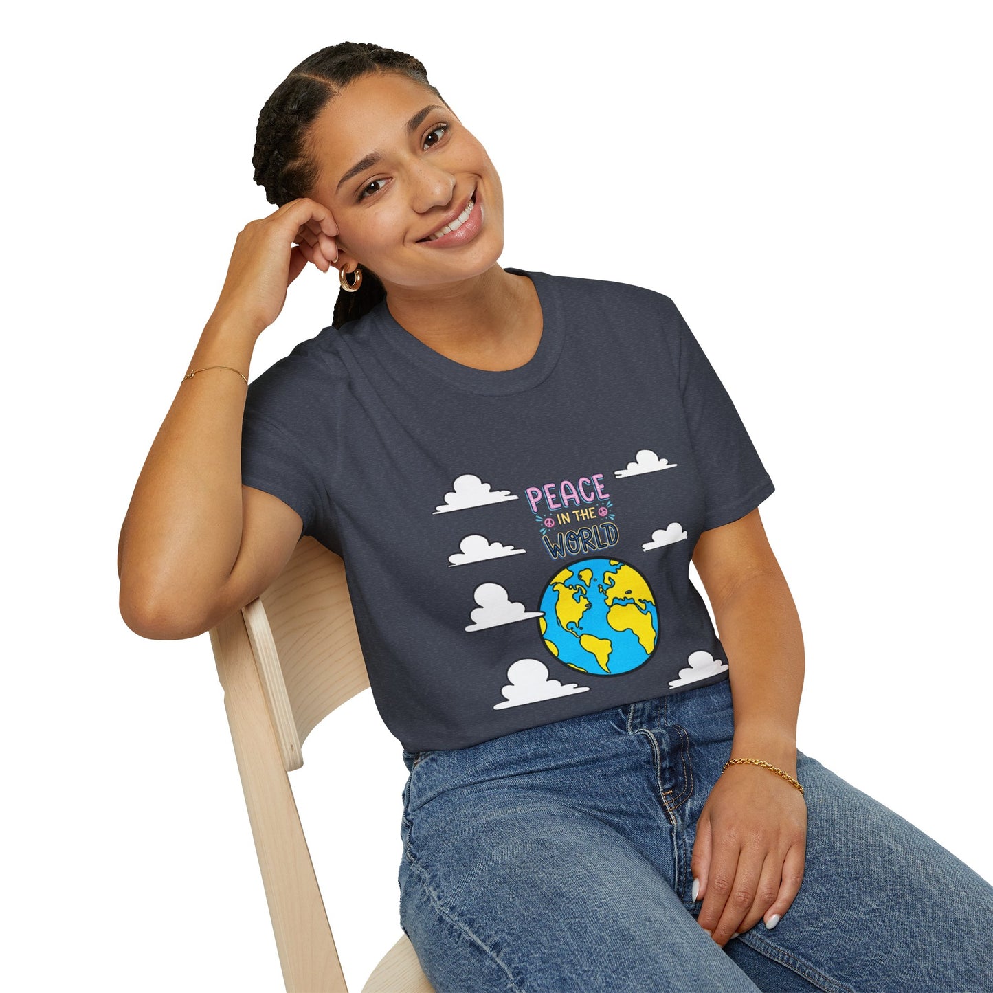 Peace For The World T-Shirt — Earth Graphic Tee