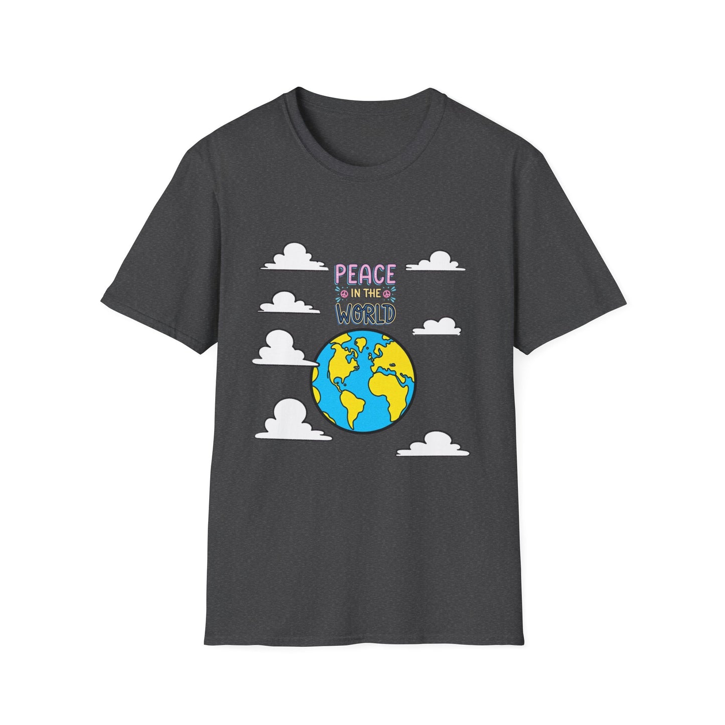Peace For The World T-Shirt — Earth Graphic Tee