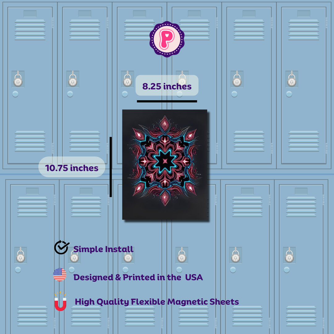 Magnetic Locker Wallpaper - Retro Vibes