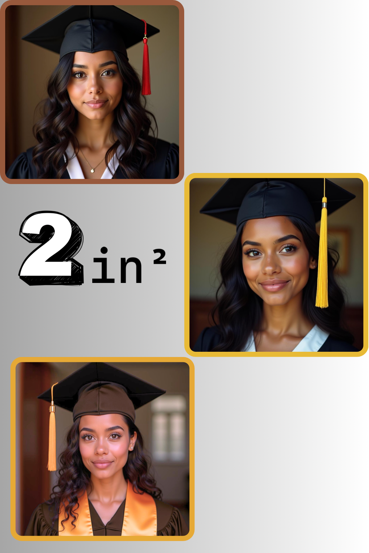 Custom Graduation Photo Magnets