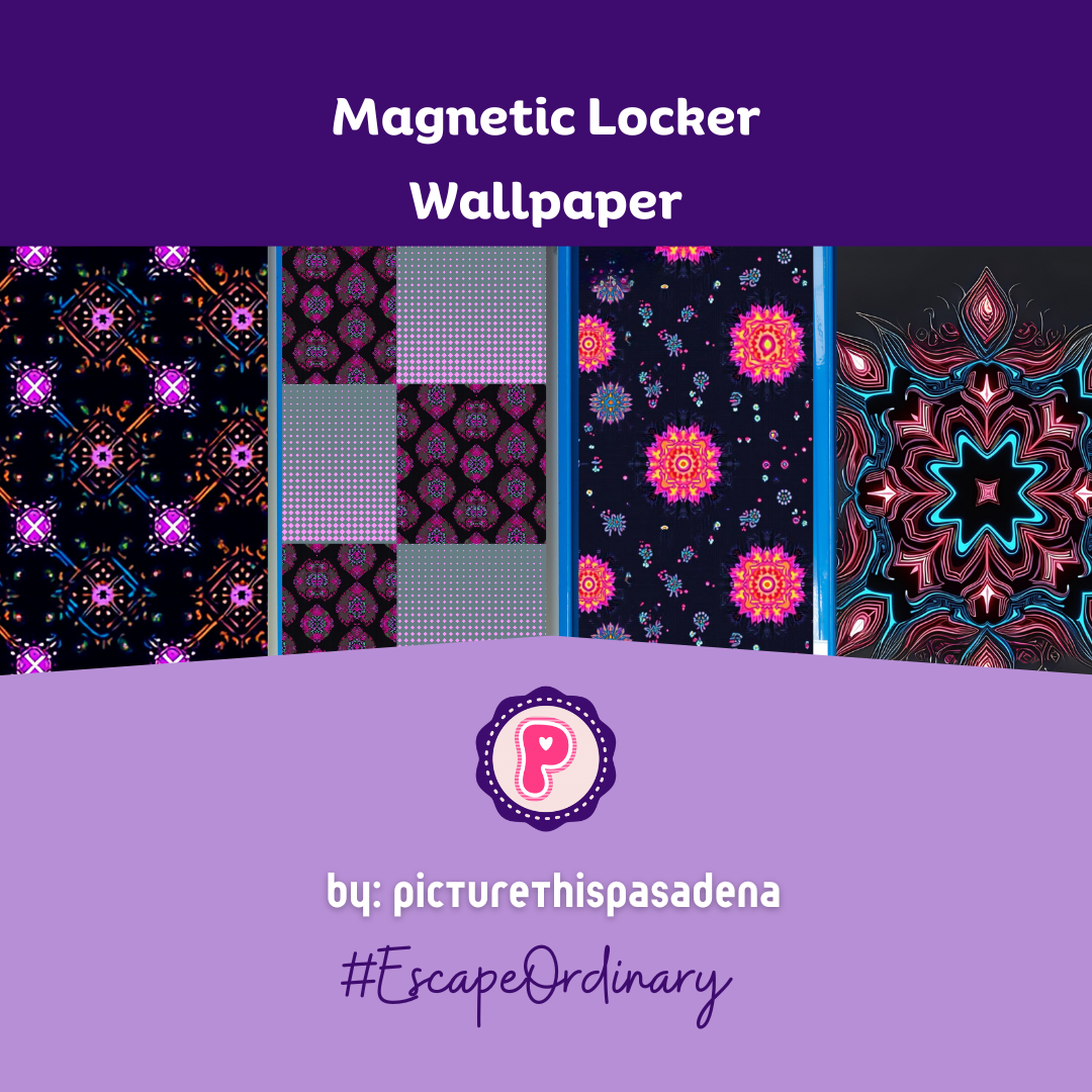Magnetic Locker Wallpaper - Retro Vibes