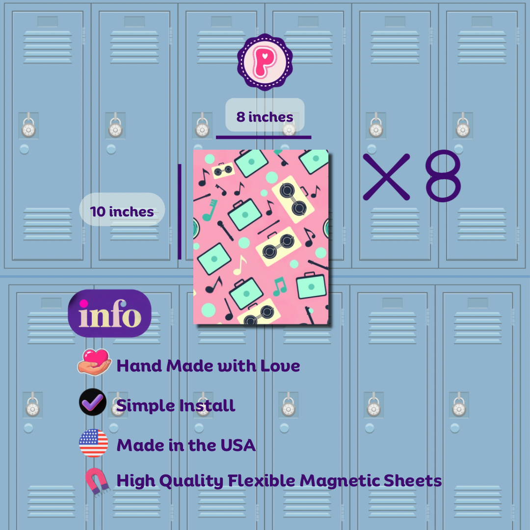 Locker Wallpaper Kit - Your Brand - The Musician