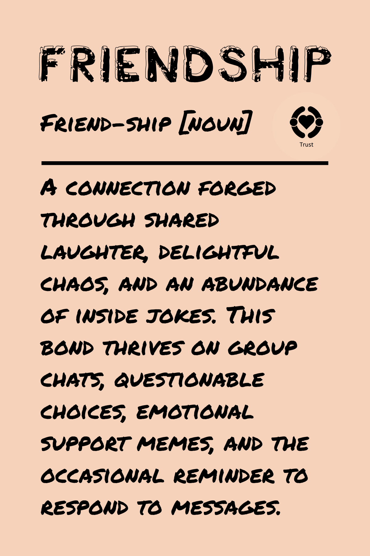 Friendship Definition Print
