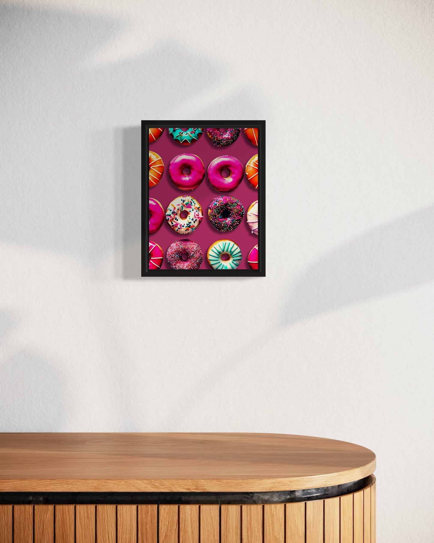 Colorful Donut Art Print / Wall Art