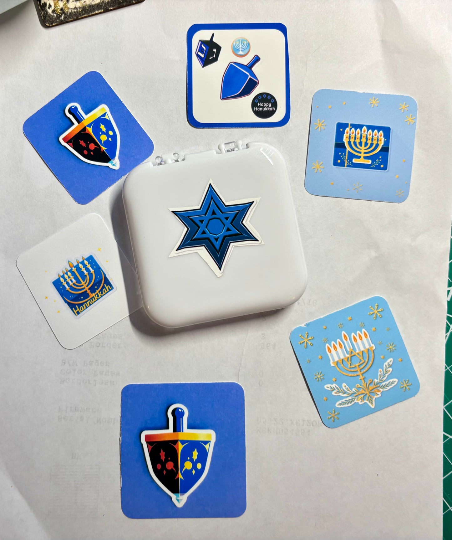 Hanukkah Stickers