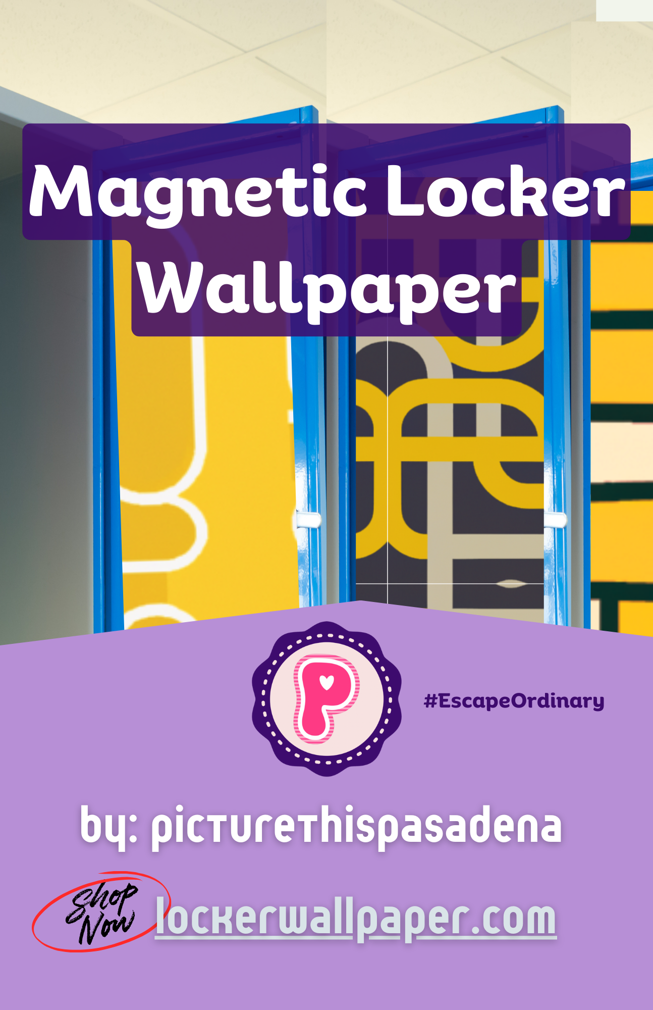 Magnetic Locker Wallpaper - Into the Maze Collection