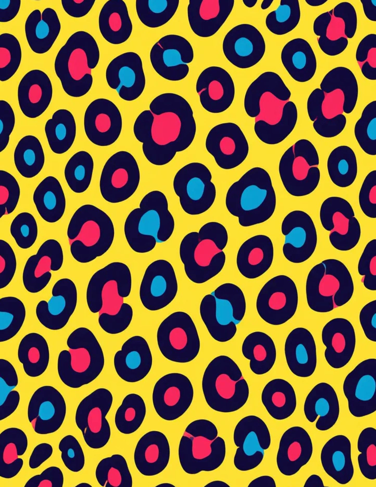 Magnetic Locker Wallpaper - Colorful Animal Prints | 8 Sheets