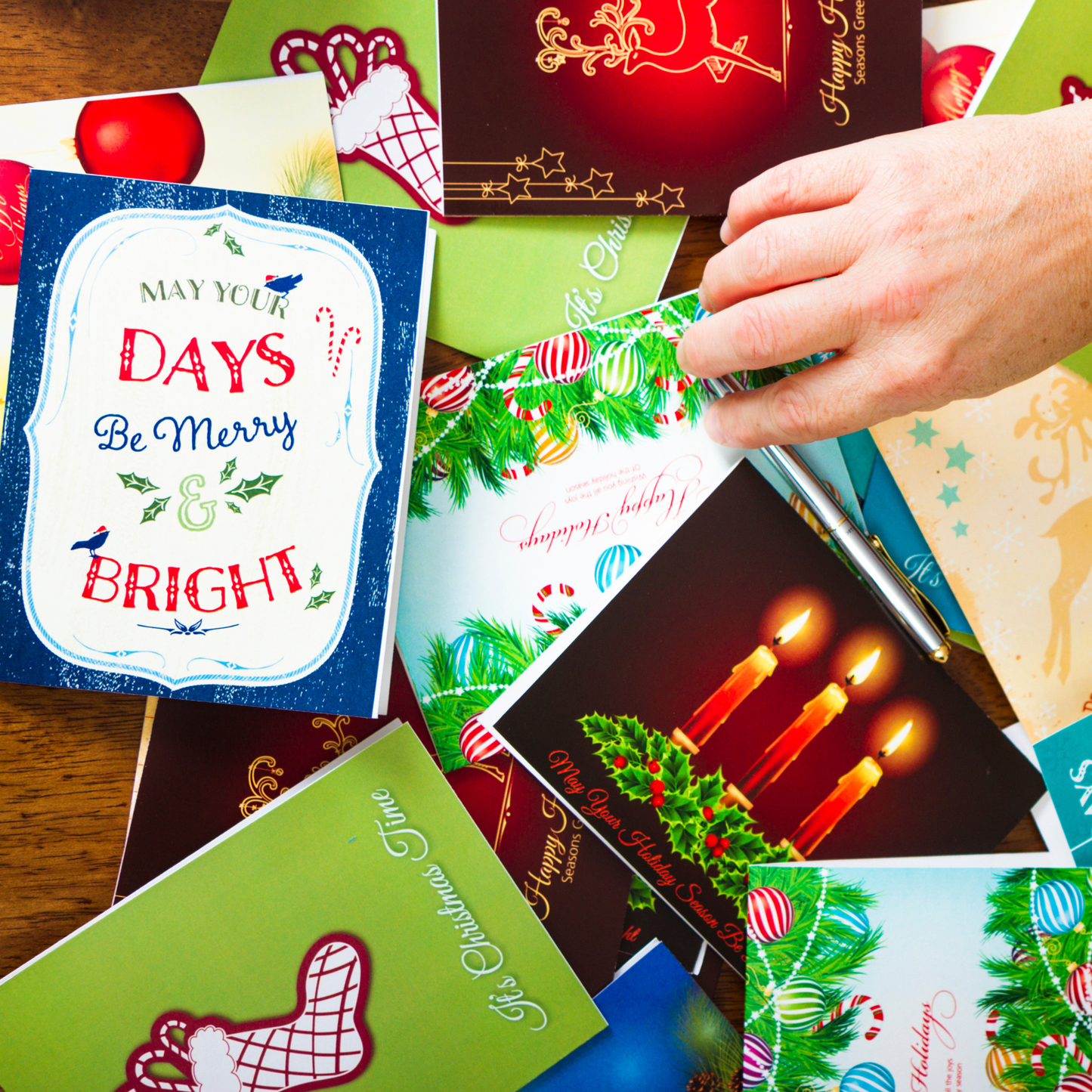 Mystery Christmas Cards 5 Pack