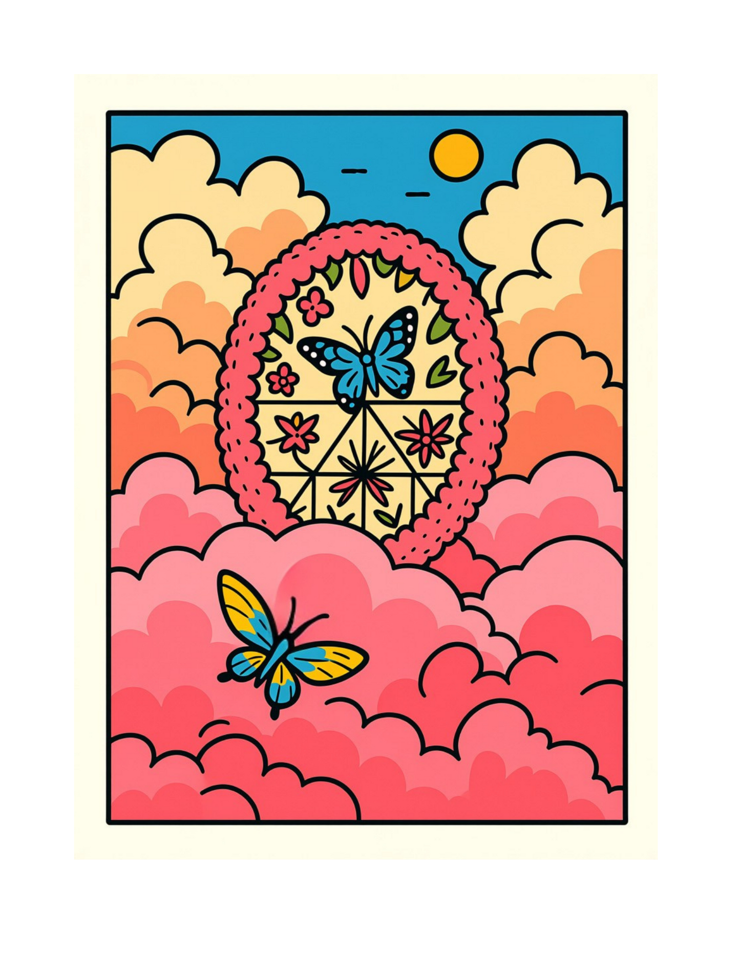 Vinyl Sticker Large - Holographic or Matte Finish