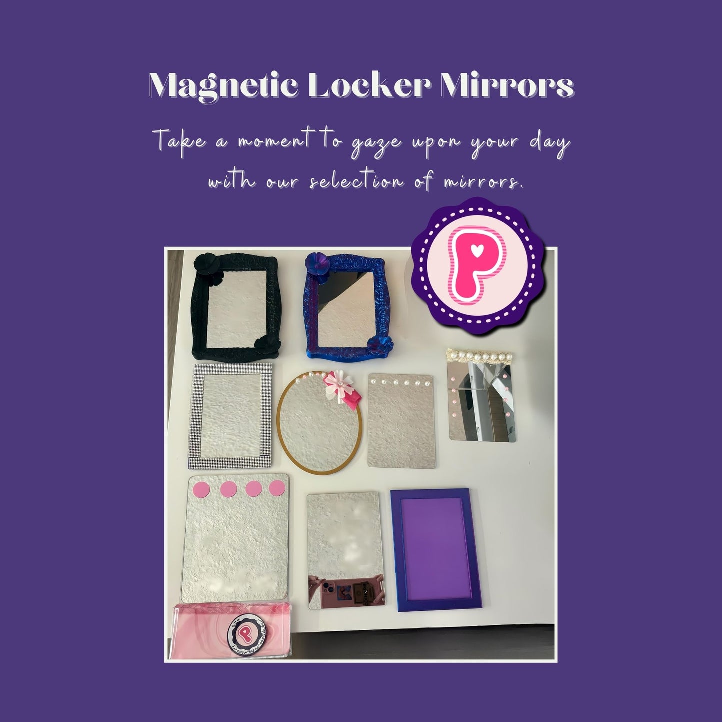 Magnetic Locker Mirrors