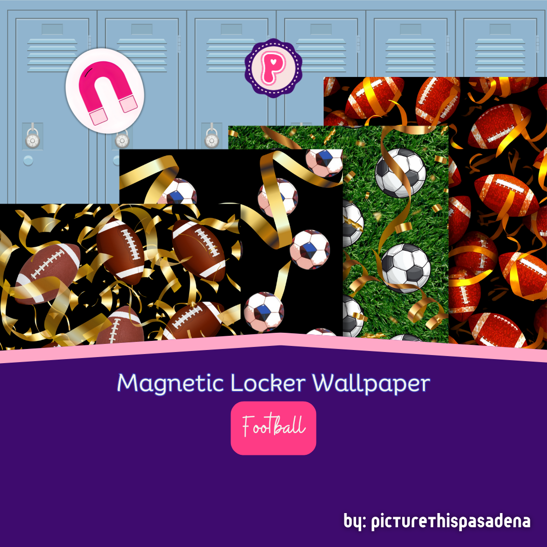 Magnetic Locker Wallpaper - Football Collection